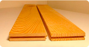 Nuestras maderas estn machihembradas por los 4 lados fabricadas con maquinas de precisin y secadas al horno